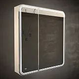 Купить зеркало-шкаф аксель 1000х800с а,правое,элит,сенсор,stella polar. в Иваново магазин сантехники Суперстрой