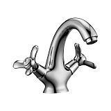 Купить смеситель для раковины q02-61, rossinka. в Иваново магазин сантехники Суперстрой