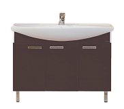 Купить тумба джулия -120  коричневая,misty. в Иваново магазин сантехники Суперстрой