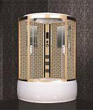 Купить душевая кабина 120*120 ng-7744g, вп,г/m,золото,niagara. в Иваново магазин сантехники Суперстрой