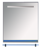 Купить зеркало джулия - 65  с полочкой 12 мм синее, misty. в Иваново магазин сантехники Суперстрой