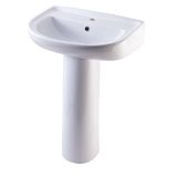 Купить раковина на ресса белая, киров(rosa). в Иваново магазин сантехники Суперстрой