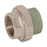 Купить муфта п/п американка 25*3/4 вн резьба серая, spk. в Иваново магазин сантехники Суперстрой