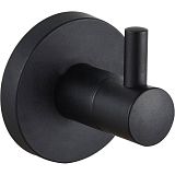 Купить крючок одинарный  черный d281111, d-lin. в Иваново магазин сантехники Суперстрой