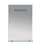 Купить зеркало лика - 55  с полочкой (свет),misty в Иваново магазин сантехники Суперстрой